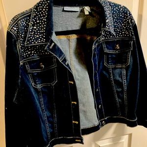 CHICOS PLATINUM JEAN JACKET